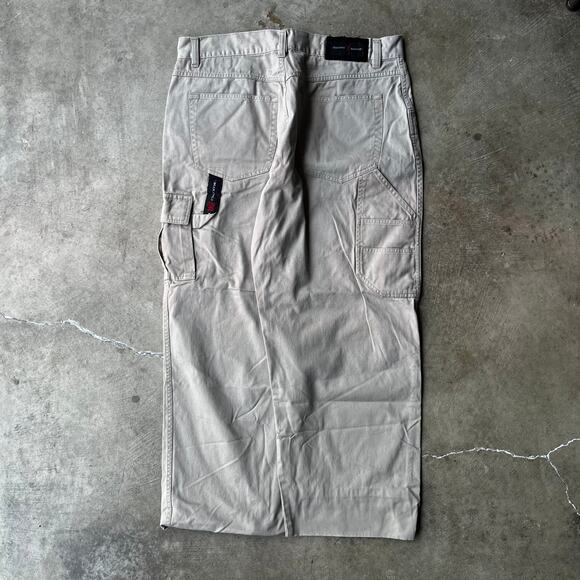 Vintage Makaveli Pants Mens 38x34 Khaki Cargo Workwear Hip Hop USA Y2K 00s Skate - Picture 1 of 8